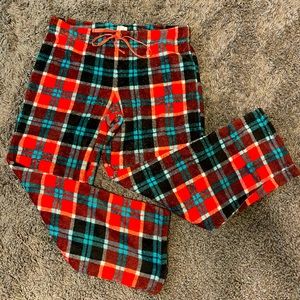 Secret Treasures Plaid Pajama Fuzzy Pant Womens size L (12-14)